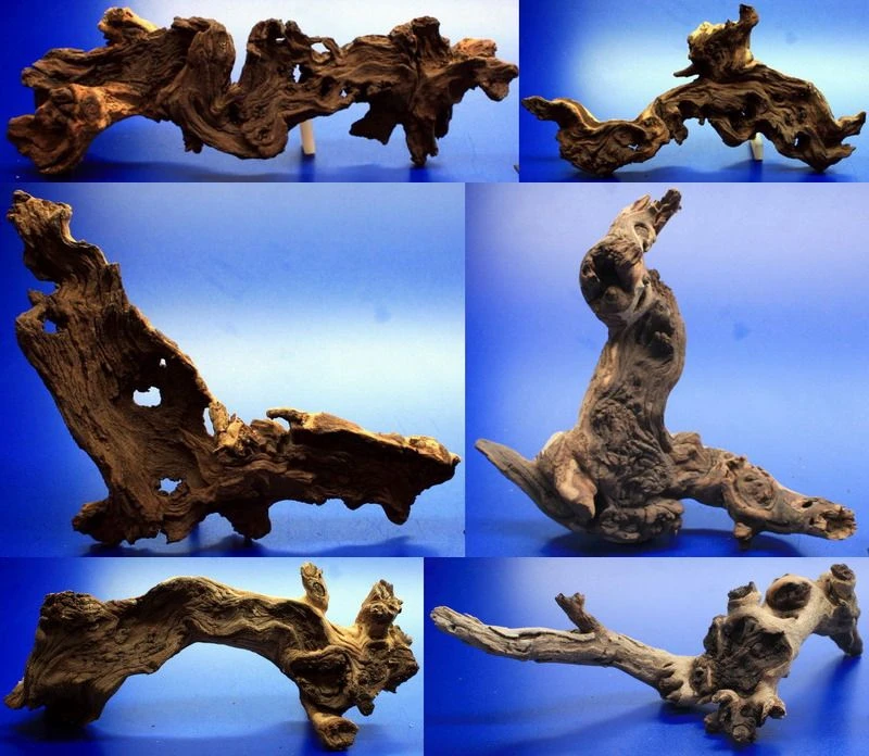 Mopani-Wurzel 30-40 Cm / Eisenholz Zwei-farbig Gr. L