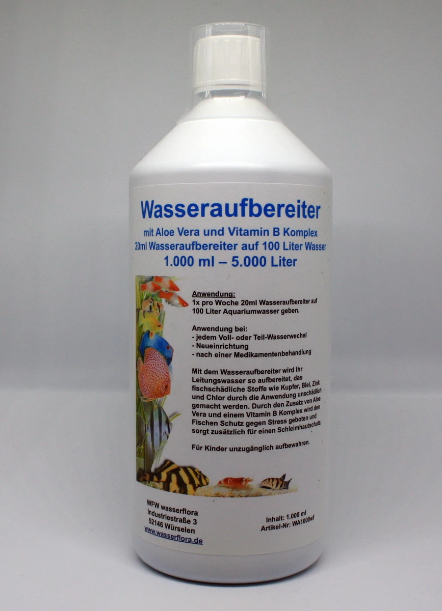 1.000 Ml Wasseraufbereiter Für 5.000 Liter Aquarium-Wasser
