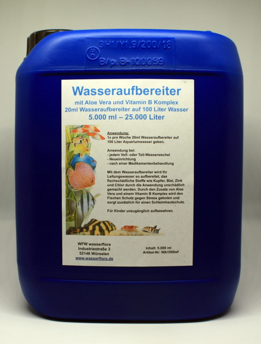 5 Liter Kanister Wasseraufbereiter Für 25.000 Liter Aquarium-Wasser