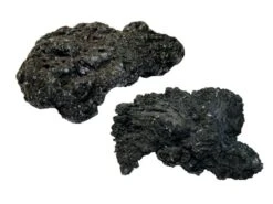 1 Stück Black Lava Rock / Lava-Fels Schwarz 6-8 Cm *Rarität*